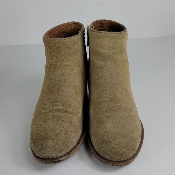 Frye Carson Piping Suede Leather Women's Booties - Picture 3 of 14
